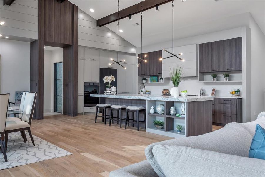 Furnished interior view inside a new home in Montclair, Prosper (Image 5).