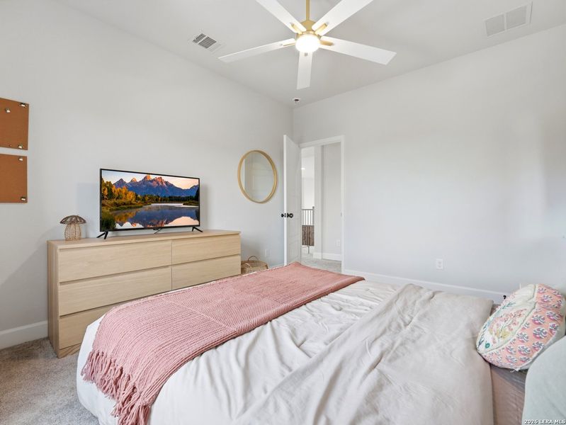 Furnished interior view inside a new home in Corley Farms, Boerne (Image 35). Furnished interior view inside a new home in Corley Farms, Boerne (Image 35).