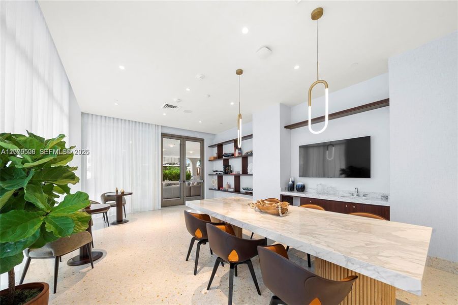Furnished interior view inside a new home in , Miami (Image 30).