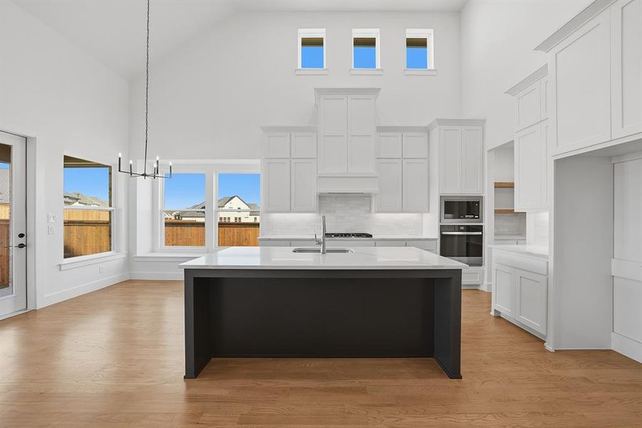 Furnished interior view inside a new home in Brookhollow West, Prosper (Image 9).