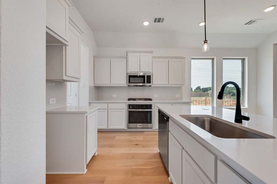 Representative furnished interior of a home built from the Granary by Pacesetter Homes in La Terra at Uptown Celina, Celina (Image 6).