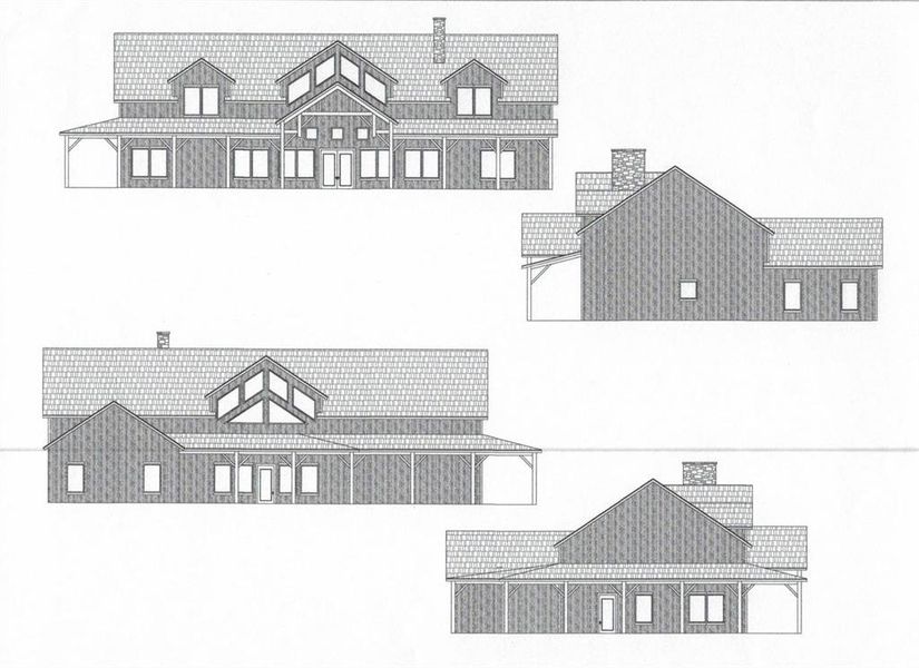 Option 4: Floor Plan Elevation Photos of this 7503 Total Square Foot under roof optional build. Price is $1,146,400 for this floor plan option at this location.