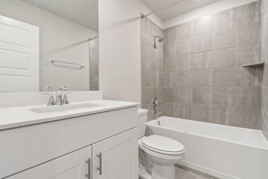 Photo is not of the actual home, but is an inspirational photo of builder’s model home and may depict options, furnishings, and/or decorator features that are not included