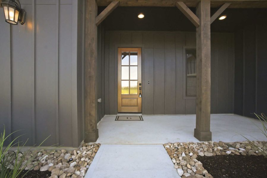 Exterior details and patio area of a home in Chapel Bend, Montgomery (Image 3). Exterior details and patio area of a home in Chapel Bend, Montgomery (Image 3).