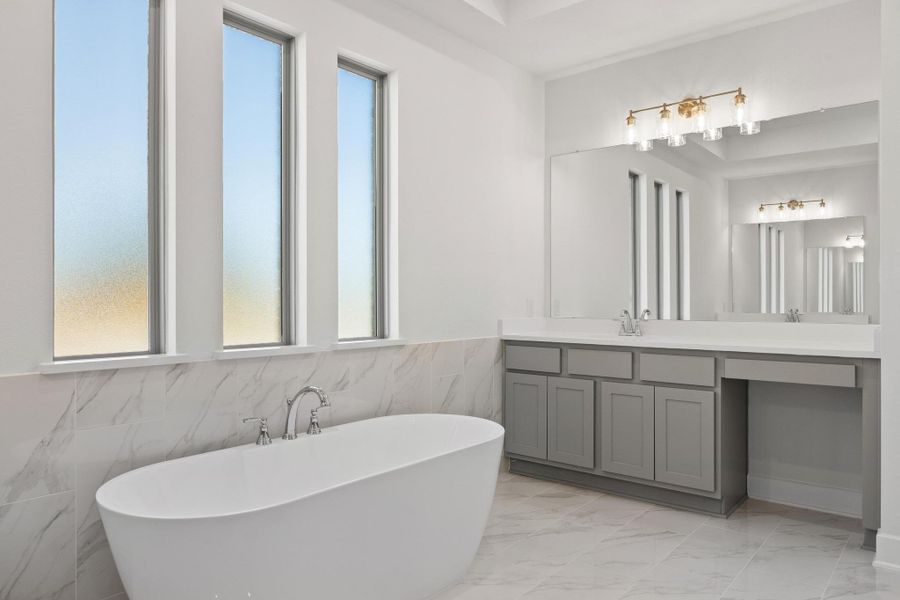 Furnished interior view inside a new home in Parmer Ranch, Georgetown (Image 7).