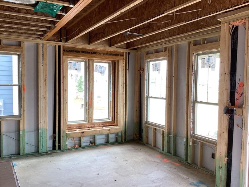 In-progress construction of a new home in Lariat, Liberty Hill, TX (Image 21).