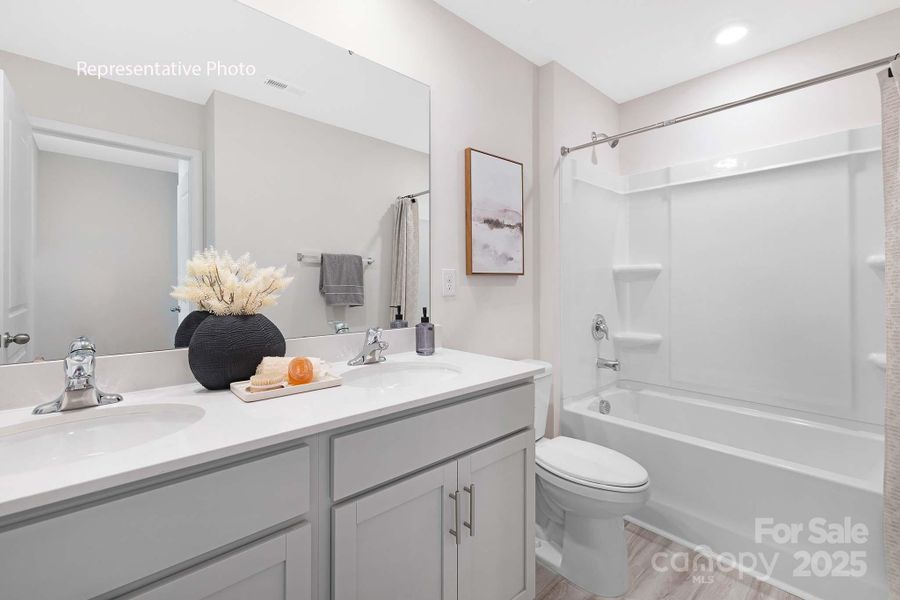 Furnished interior view inside a new home in Villages of Maiden, Maiden (Image 10).