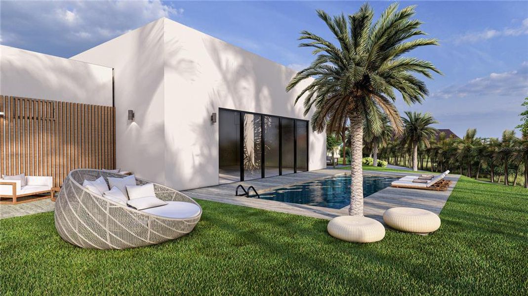 Exterior details and patio area of a home in , Port Charlotte (Image 3).