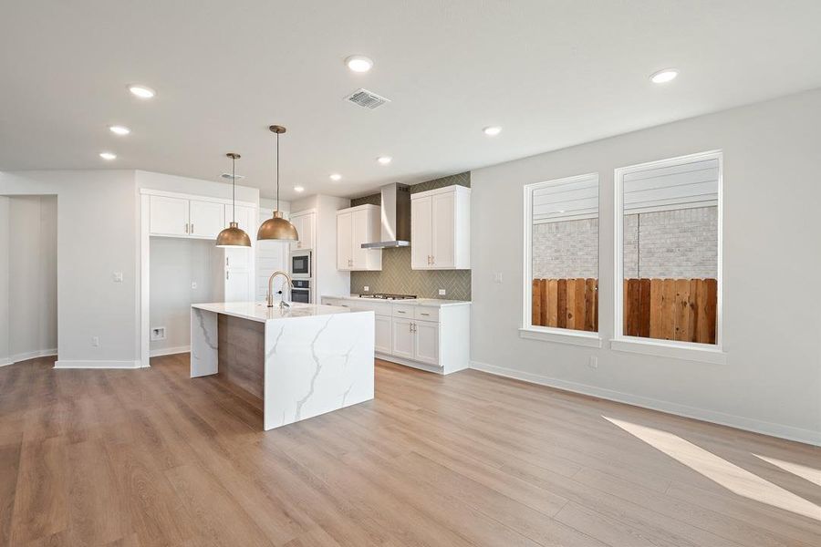 Furnished interior view inside a new home in , Dripping Springs (Image 5). Furnished interior view inside a new home in , Dripping Springs (Image 5).