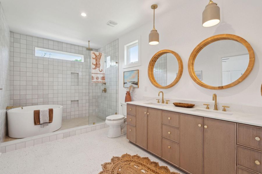 Furnished interior view inside a new home in , Folly Beach (Image 13).