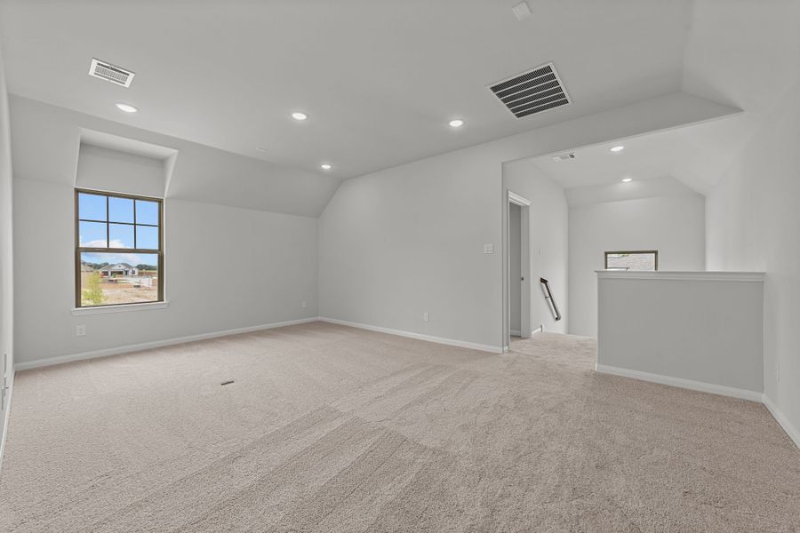 Representative unfurnished interior of a home built from the Wheeler by Cambridge Homes in Kings Way, Denton (Image 23). Representative unfurnished interior of a home built from the Wheeler by Cambridge Homes in Kings Way, Denton (Image 23).