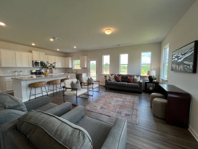 Representative furnished interior of a home built from the Springdale Townhome by Piedmont Residential in The Retreat at Browns Ridge, Newnan (Image 9).