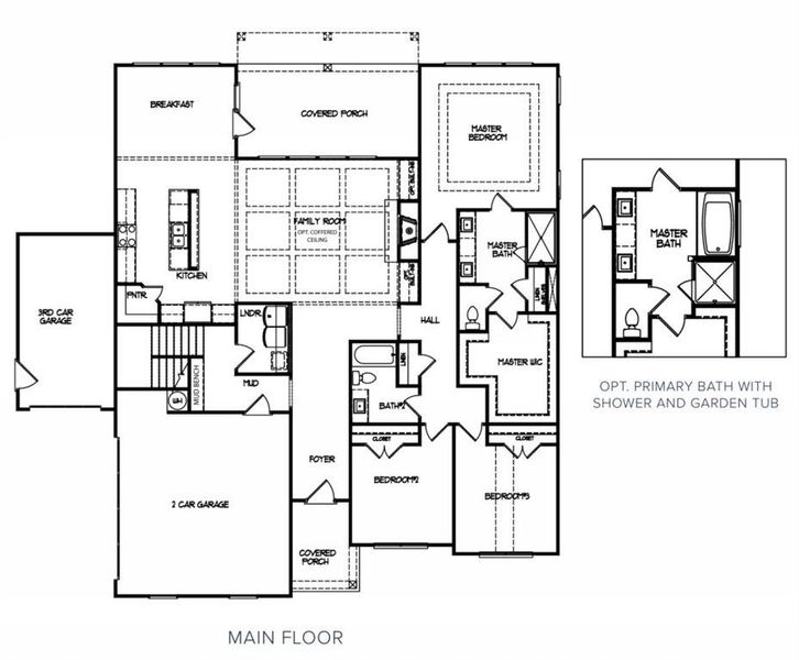 2D floor plan layout of this home in Pinegate, Covington, GA (Image 4). 2D floor plan layout of this home in Pinegate, Covington, GA (Image 4).