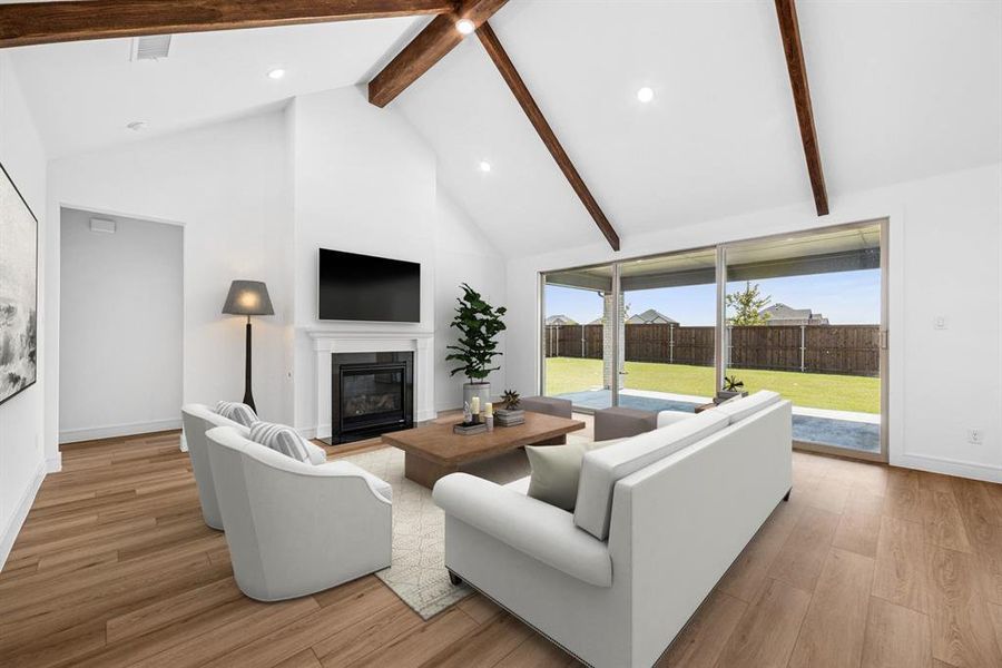 Furnished interior view inside a new home in Elevon, Lavon (Image 6). Furnished interior view inside a new home in Elevon, Lavon (Image 6).