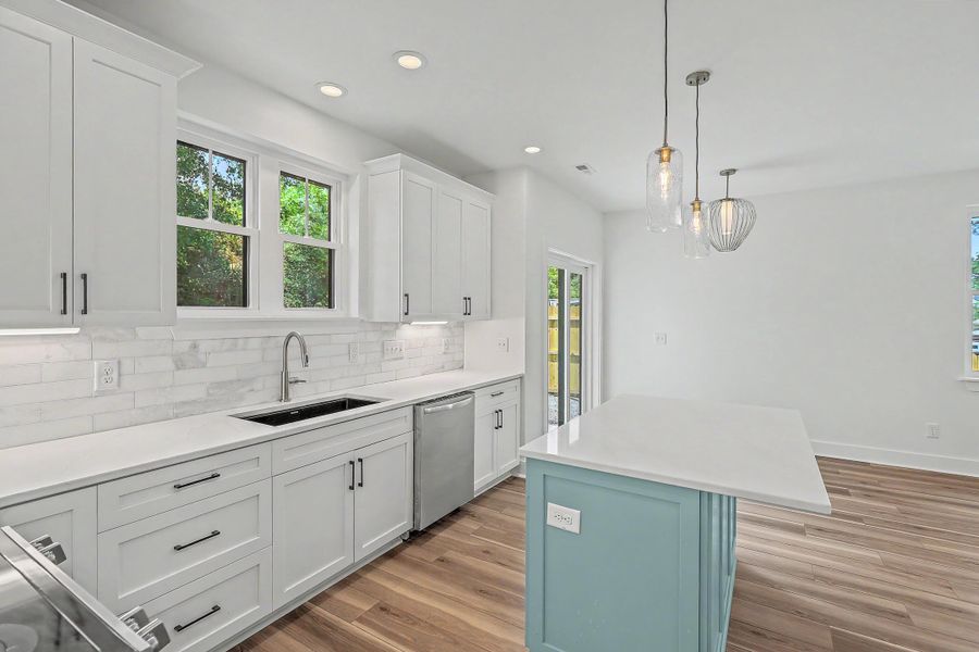 Furnished interior view inside a new home in , Charleston (Image 8).