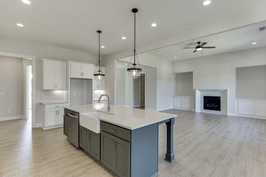 Furnished interior view inside a new home in , Buford (Image 10).