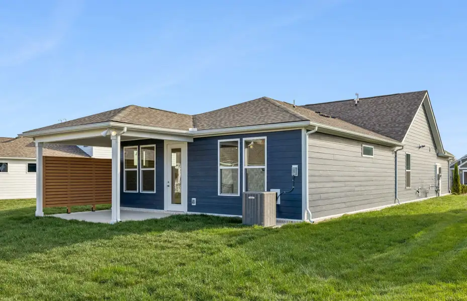 Exterior details and patio area of a home in Del Webb Southern Harmony, Murfreesboro (Image 3).
