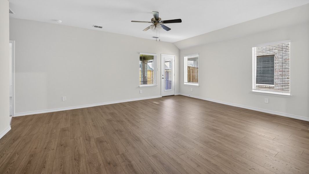 Spacious, unfurnished interior of a new home in Lilybrooke at Legacy Hills, Celina (Image 5). Spacious, unfurnished interior of a new home in Lilybrooke at Legacy Hills, Celina (Image 5).