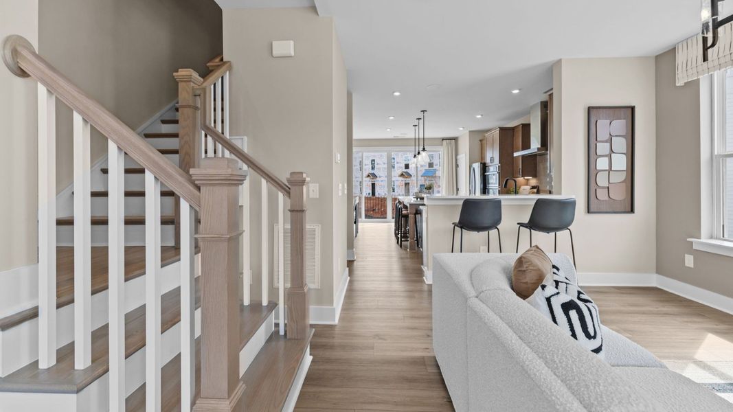 The Landon Plan at River District by DRB Homes in Charlotte, NC-  Living Area