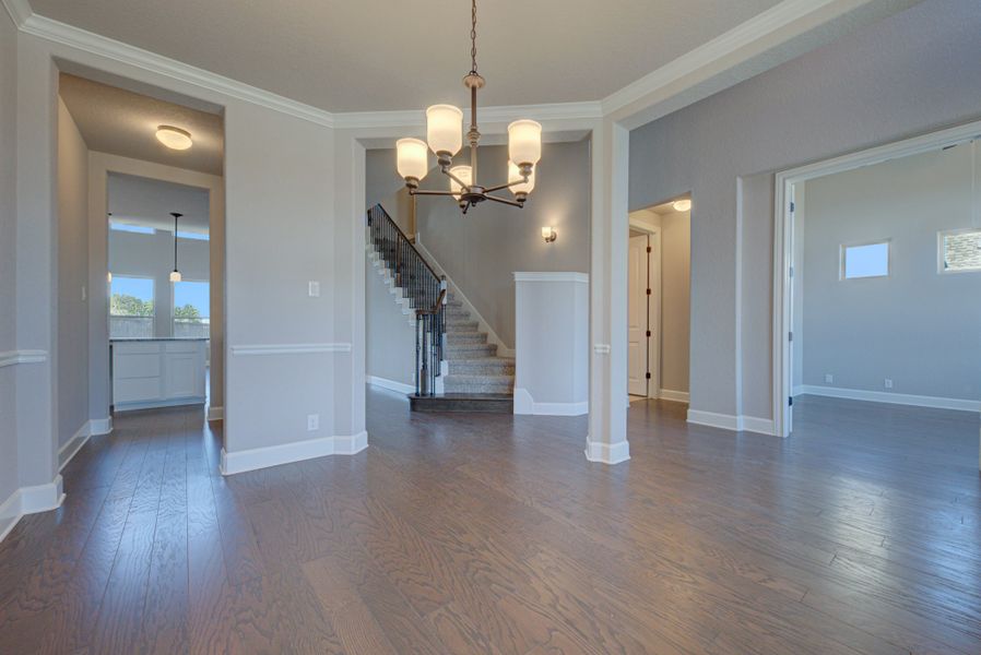 Representative unfurnished interior of a home built from the Barnett by Ashton Woods in Megan's Landing, Castroville (Image 3).