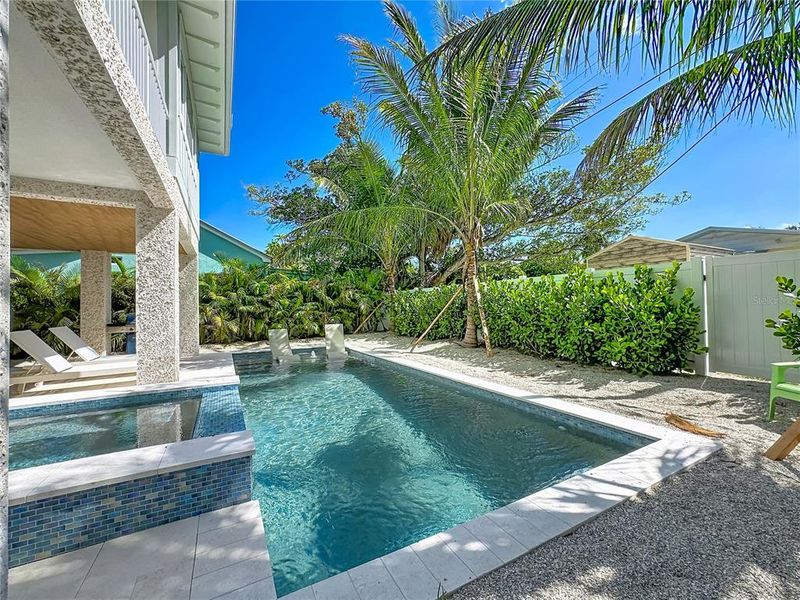 Exterior details and patio area of a home in , Bradenton Beach (Image 33).