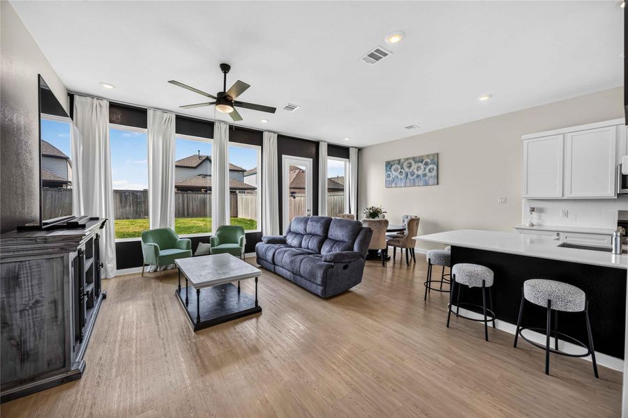 Furnished interior view inside a new home in , Cypress (Image 17). Furnished interior view inside a new home in , Cypress (Image 17).