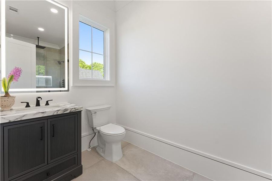 Furnished interior view inside a new home in , Monroe (Image 30).