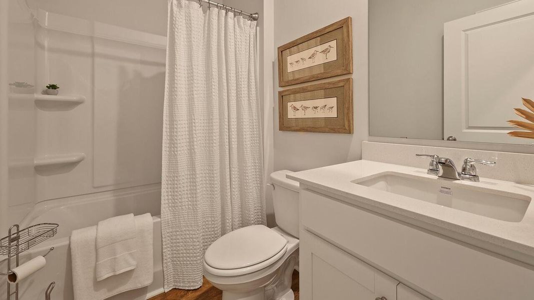 Furnished interior view inside a new home in Pineview North, Summerville (Image 26). Furnished interior view inside a new home in Pineview North, Summerville (Image 26).