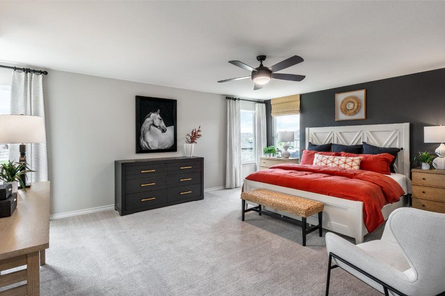 Representative furnished interior of a home built from the 2429 Modeled by KB Home in Princeton Estates II, Princeton (Image 10).