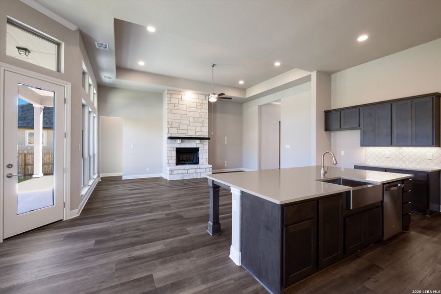 Furnished interior view inside a new home in Harvest Hills, Marion (Image 11). Furnished interior view inside a new home in Harvest Hills, Marion (Image 11).