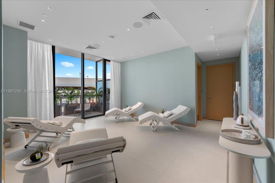 Lounge Area in the Full-Service Spa Lounge Area in the Full-Service Spa