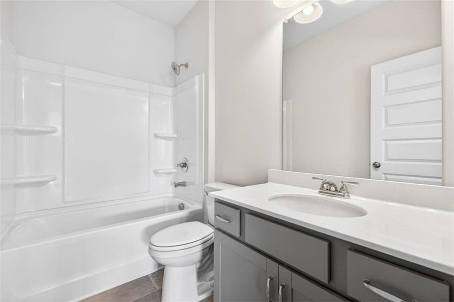 Furnished interior view inside a new home in Townes At The Stiles, Cartersville (Image 12).