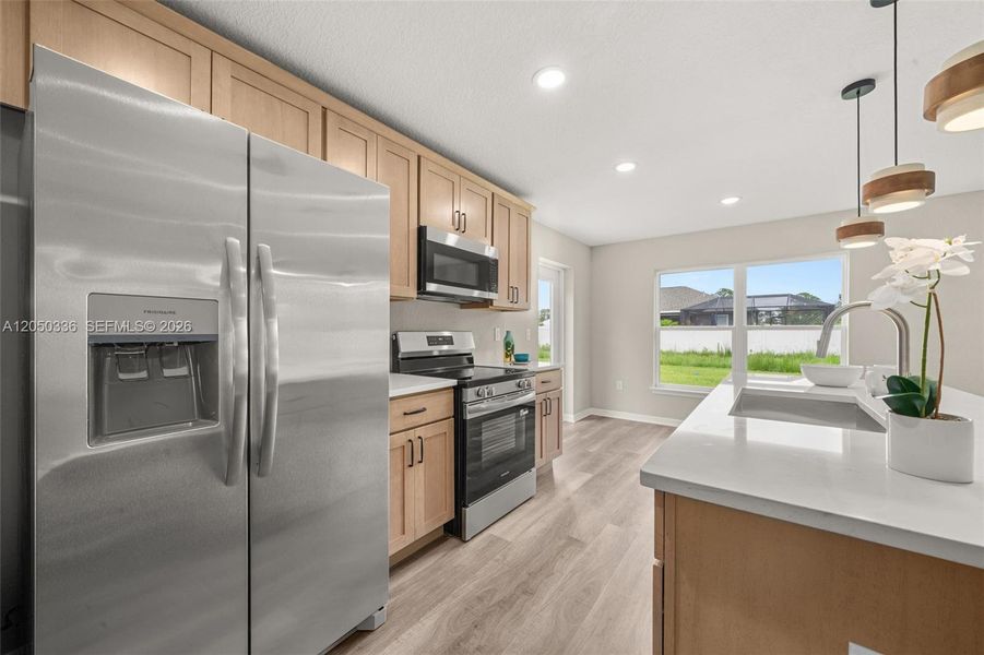 Furnished interior view inside a new home in , Sebring (Image 9).