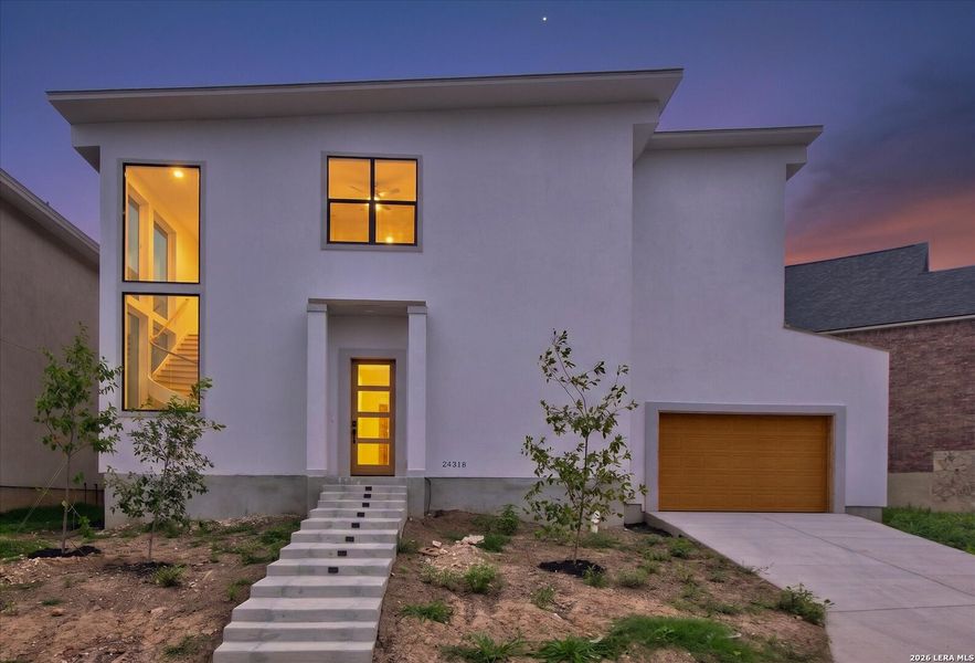 Front exterior of a new home in , San Antonio, TX, highlighting curb appeal (Image 2). Front exterior of a new home in , San Antonio, TX, highlighting curb appeal (Image 2).