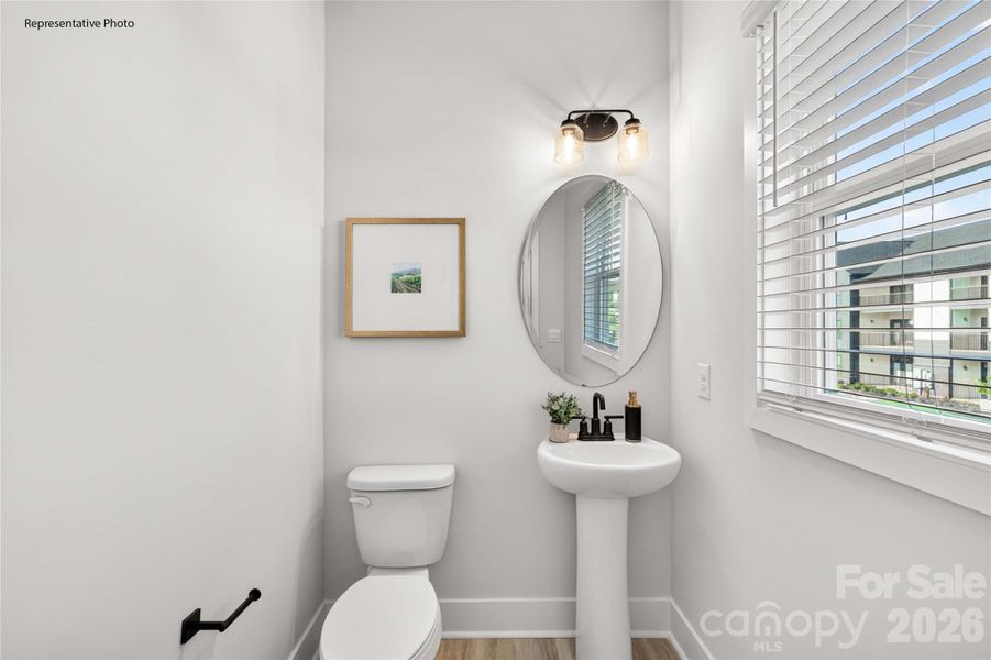 Furnished interior view inside a new home in The Townes at Lake Norman, Mooresville (Image 14).