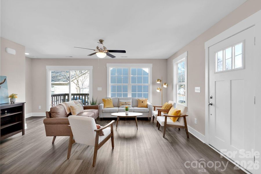 Comfortable Open Living Area Perfect for Hosting