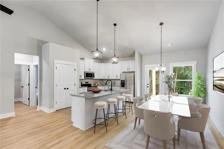Furnished interior view inside a new home in , Taylorsville (Image 5).