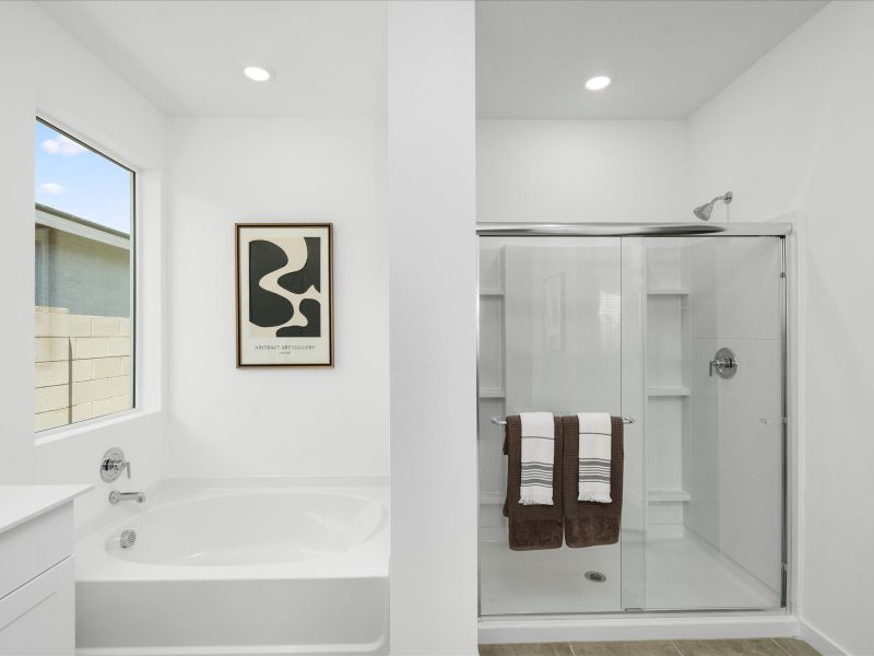 Bathroom in the Lark Floorplan at Rancho Mirage