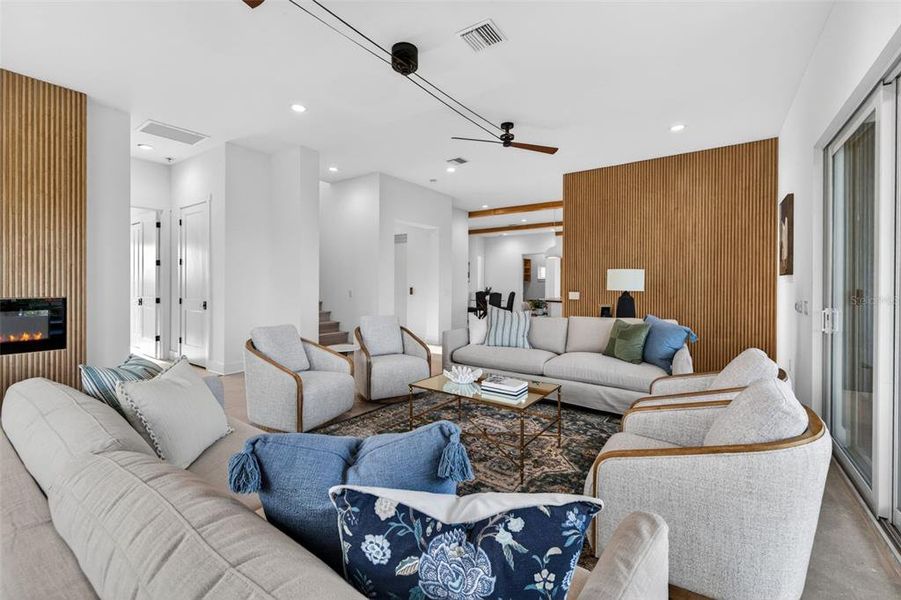 Furnished interior view inside a new home in , Belleair Beach (Image 8).