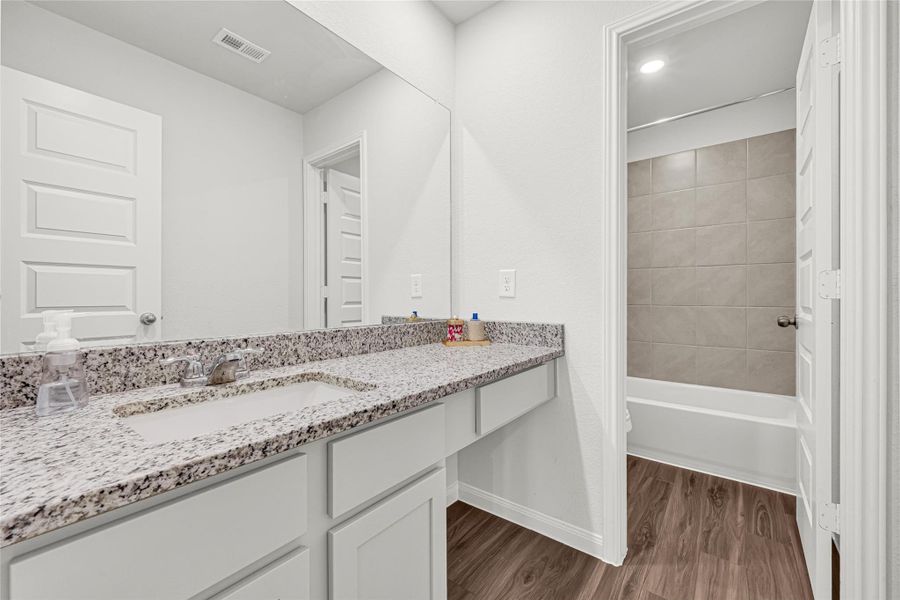 Furnished interior view inside a new home in River's Edge, Conroe (Image 5).
