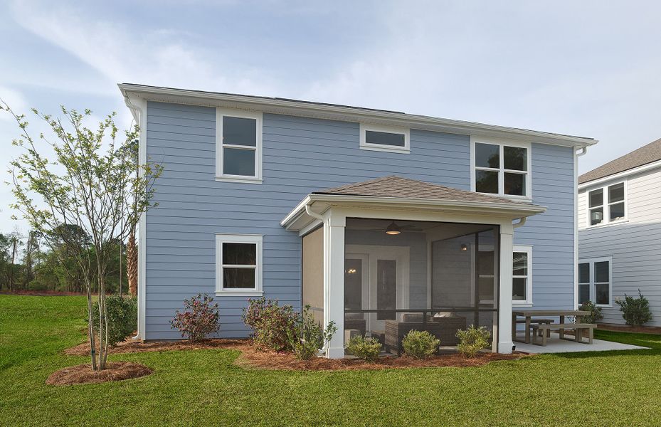 Exterior details and patio area of a home in Salem Bay, Beaufort (Image 4).