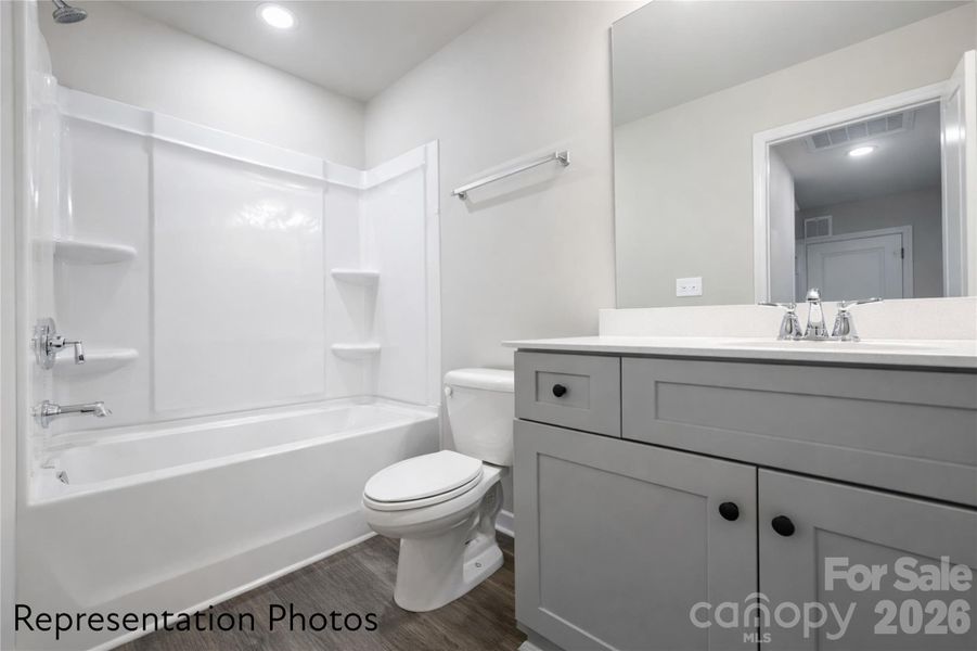 Furnished interior view inside a new home in , Charlotte (Image 4).