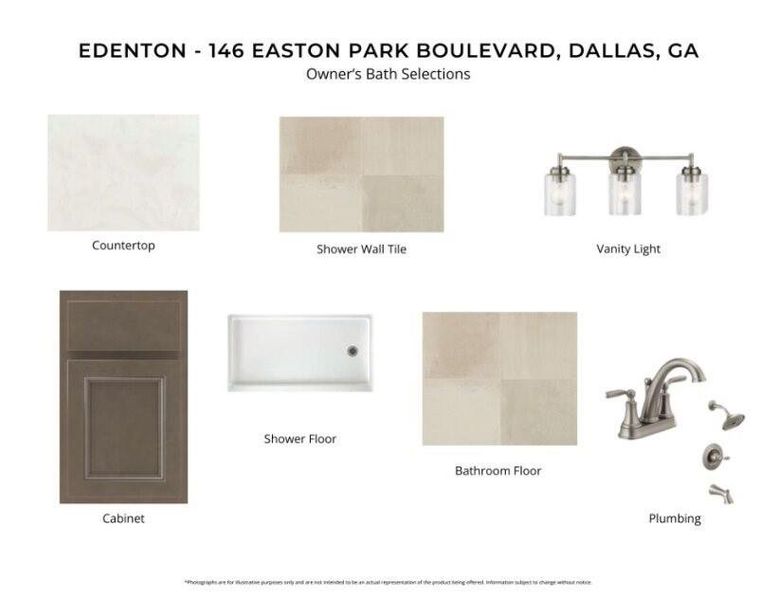 Sample of building materials used in homes in Easton Park, Dallas (Image 5). Sample of building materials used in homes in Easton Park, Dallas (Image 5).
