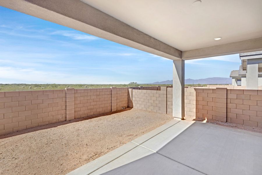 Exterior details and patio area of a home in Cantabria at Rincon Knolls, Vail (Image 2).