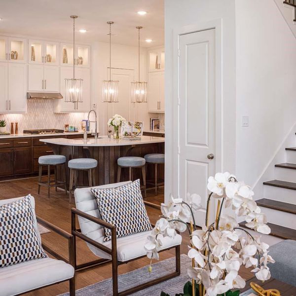 Furnished interior view inside a new home in Woodforest Townhomes, Montgomery (Image 13).