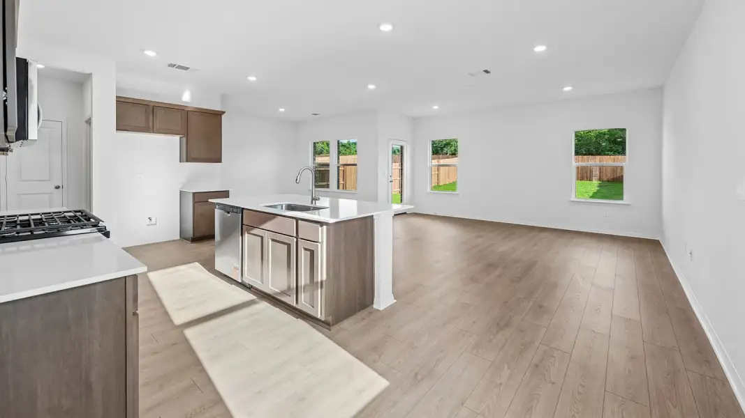 Furnished interior view inside a new home in Bar W Ranch, Leander (Image 6).