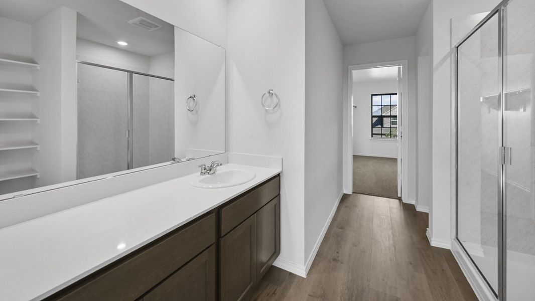 Furnished interior view inside a new home in Wildcat Ranch, Crandall (Image 6).