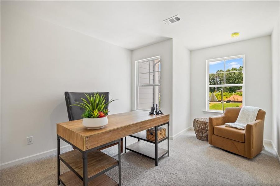 Furnished interior view inside a new home in Old Salem Crossing, Conyers (Image 20).