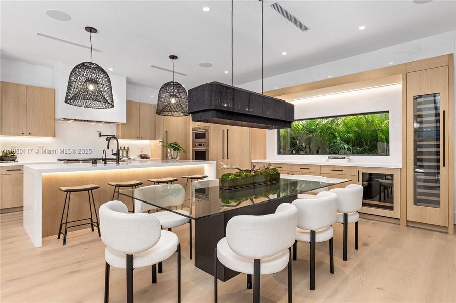 Furnished interior view inside a new home in , Miami (Image 69).