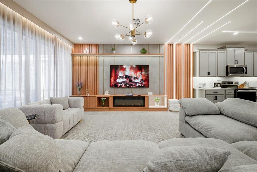 Furnished interior view inside a new home in Solara Resort, Kissimmee (Image 11).